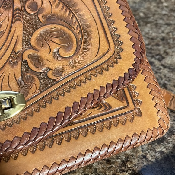 Vintage Leather Purse from Mexico - Picture 9 of 9